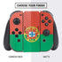 Portugal Flag Distressed Nintendo Switch Bundle Skin